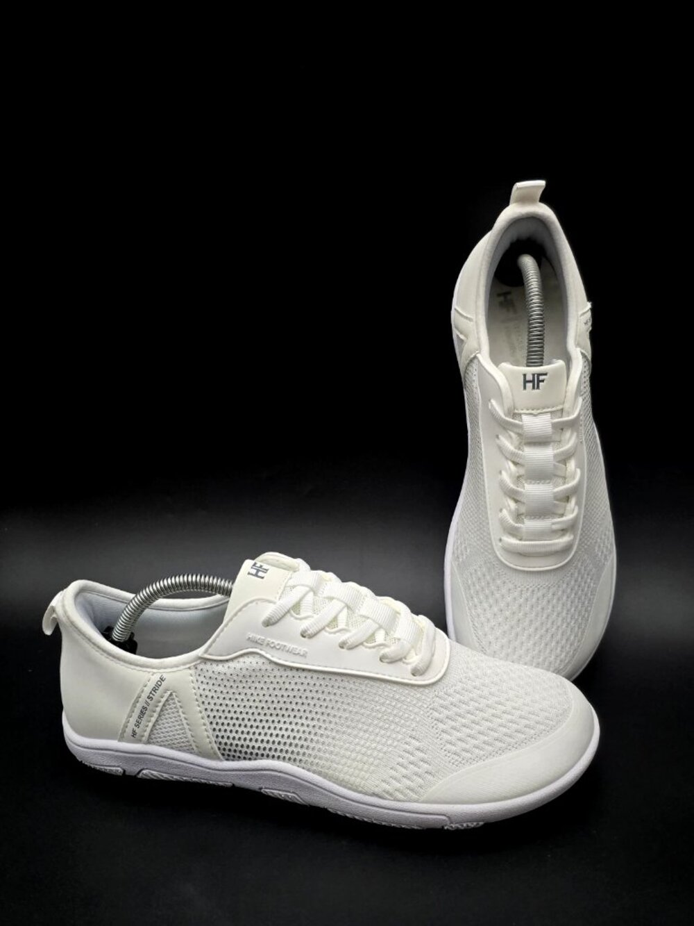 Hike Footwear Stride Comfort Lace Up White Gray Sneakers Women's Size 11-11.5